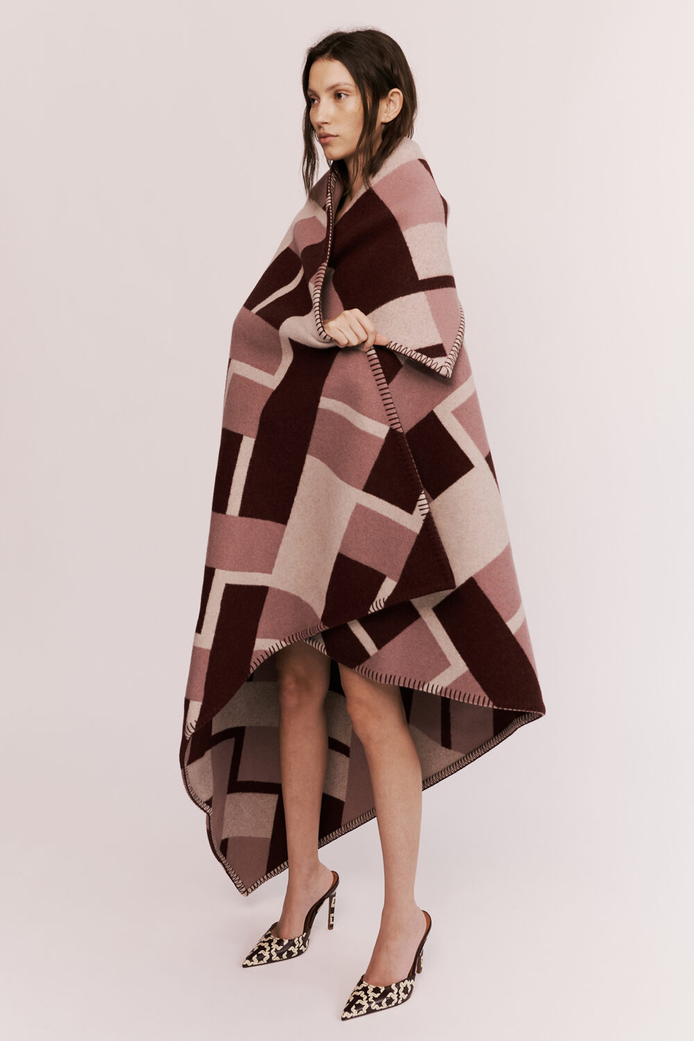 Wool Cashmere Blanket – Berry
